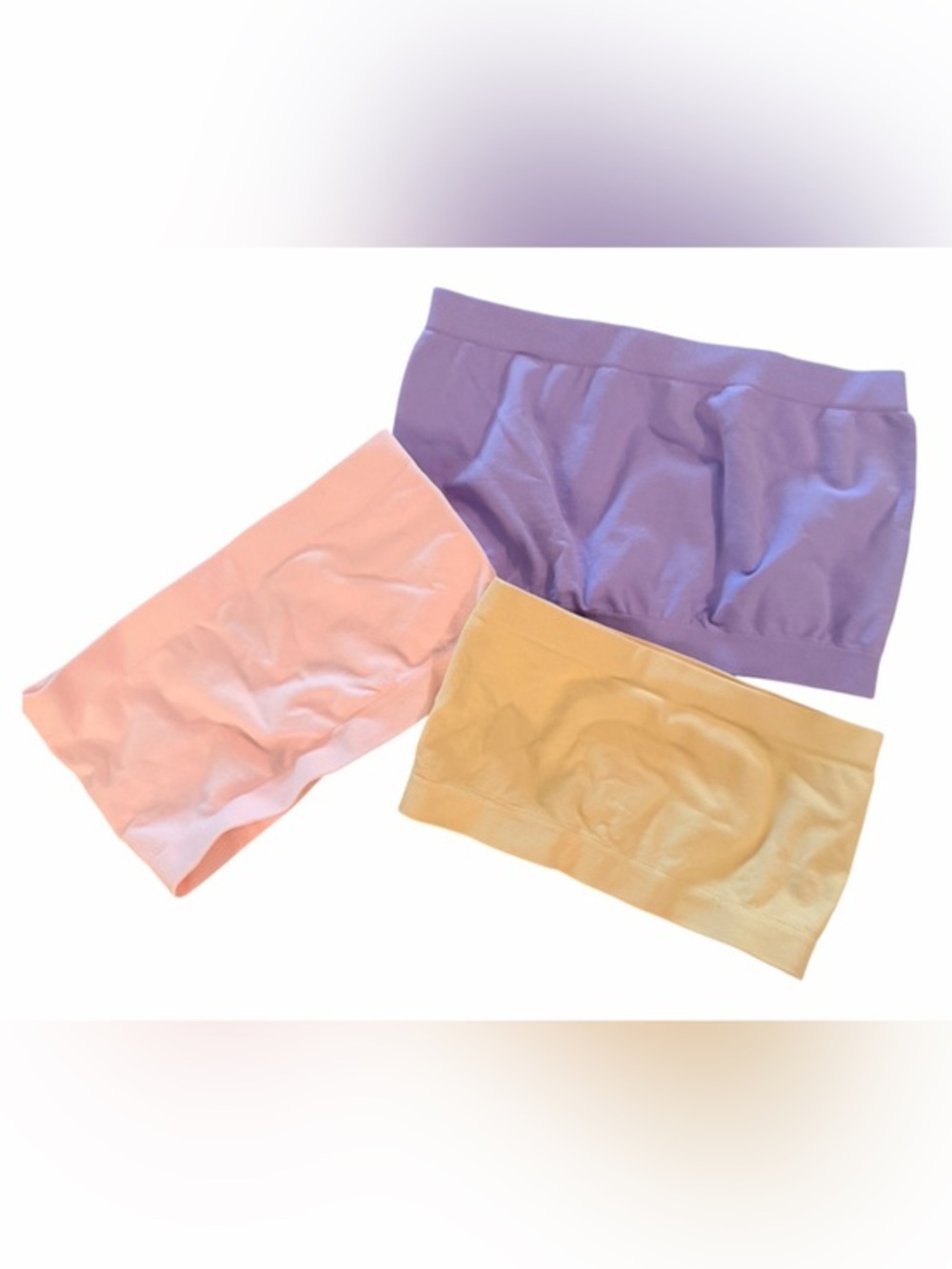 KURVE XS Bandeau Lot 3 Stretchy Bandeaus